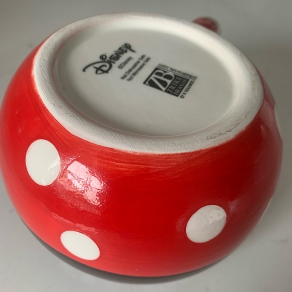 Disney Minnie Mouse Hand Painted Large Ceramic Mug - NWOT - Picture 5 of 6
